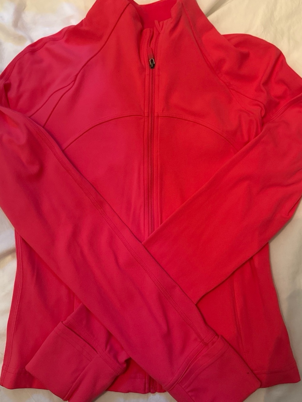 lululemon athletica Coral Pink Zip Jacket